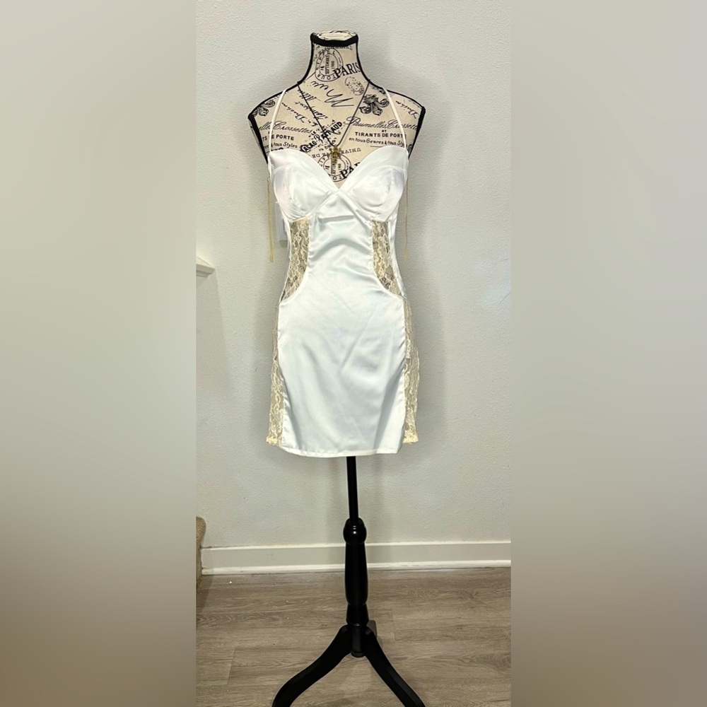 White summer sexy dress